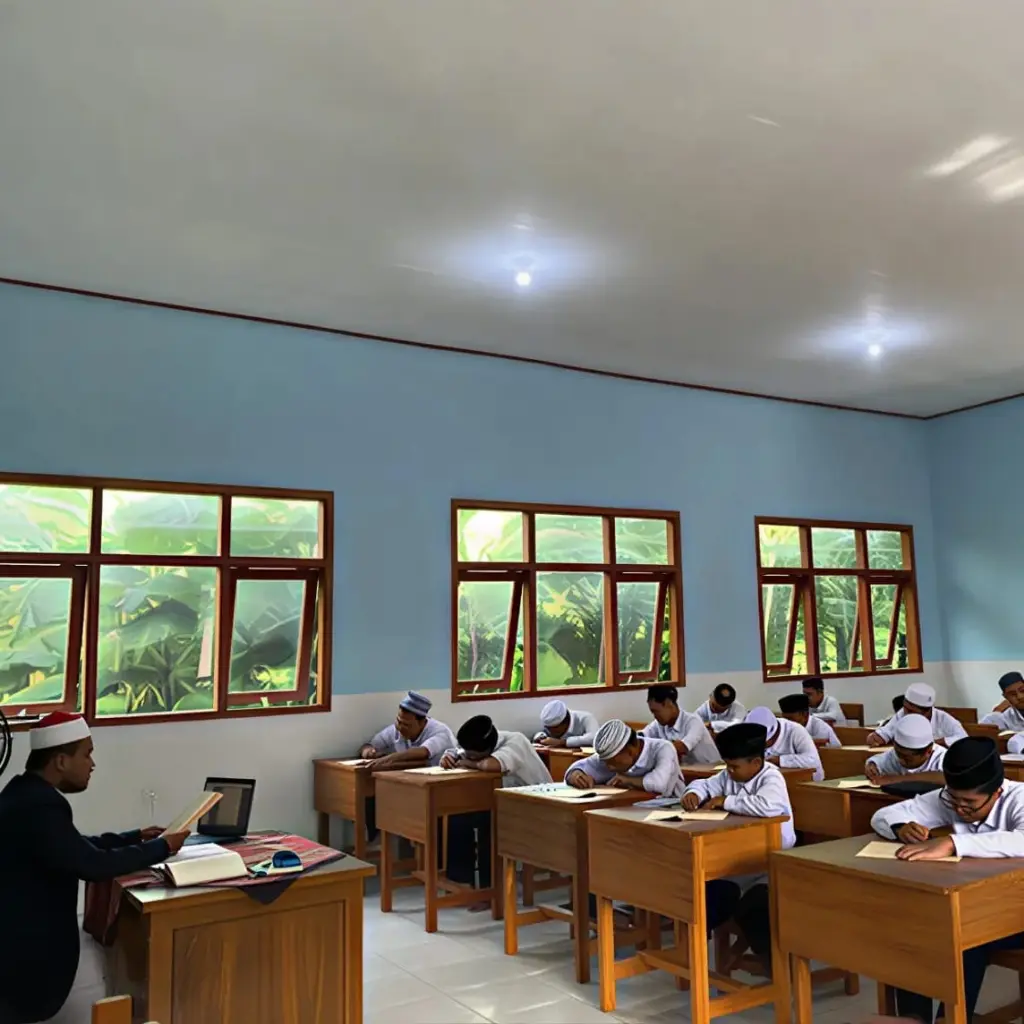 Para penghafal Al Qur’an Ma’had Wakaf Al-Izzah