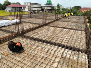 Menyambut Pengecoran Bangunan Asrama, Kelas, dan Kantor Ma'had Wakaf Al Izzah