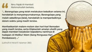 Ramadhan Hampir Finish, Harusnya Kita Menangis