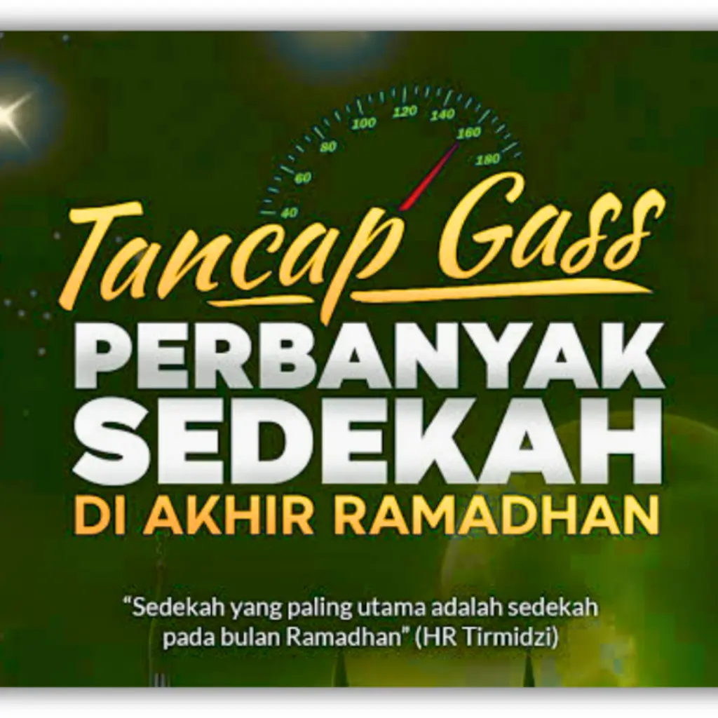 Sedekah Di Akhir Bulan Ramadhan