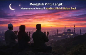 Mengetuk pintu langit  kembali ke fitrah. Selamat hari raya idul Fitri
