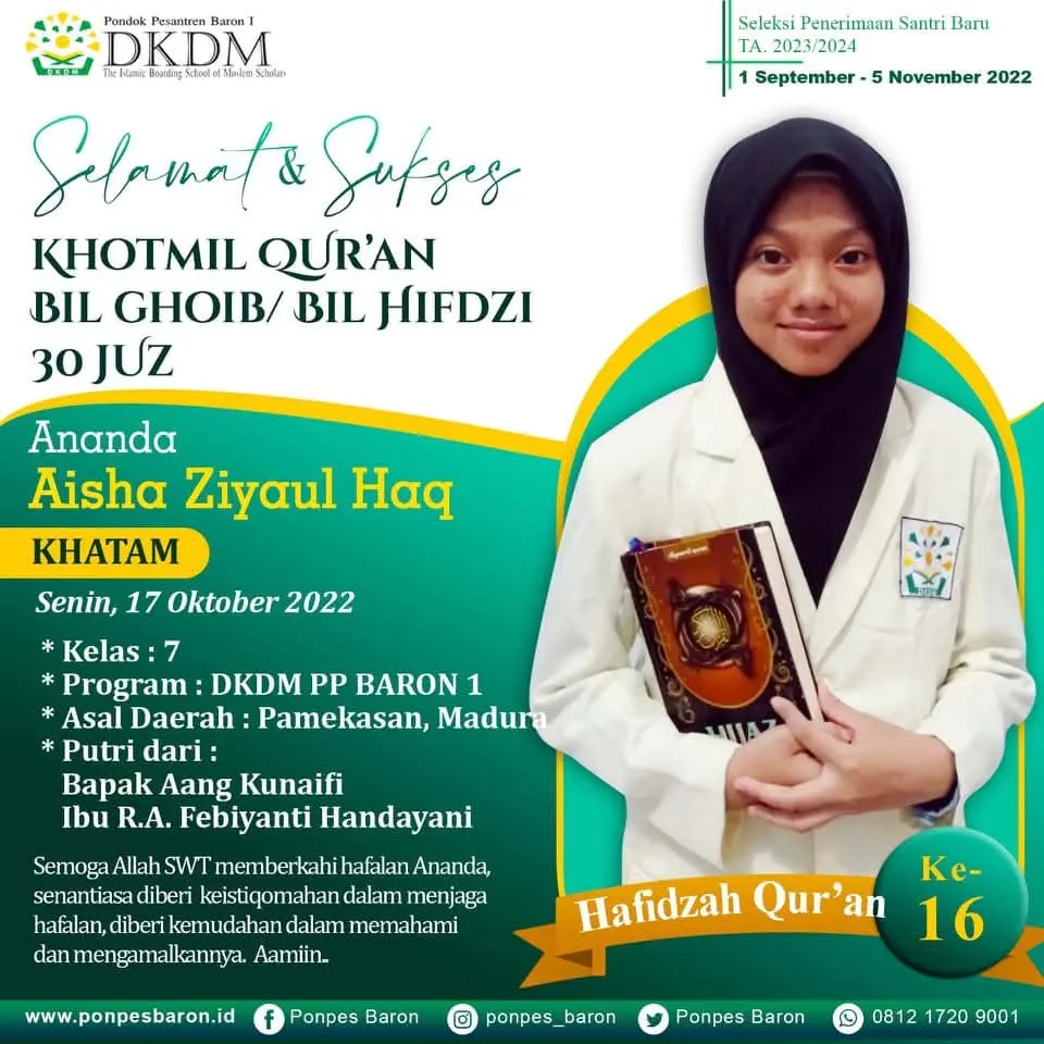 Hafidzah Ke 16