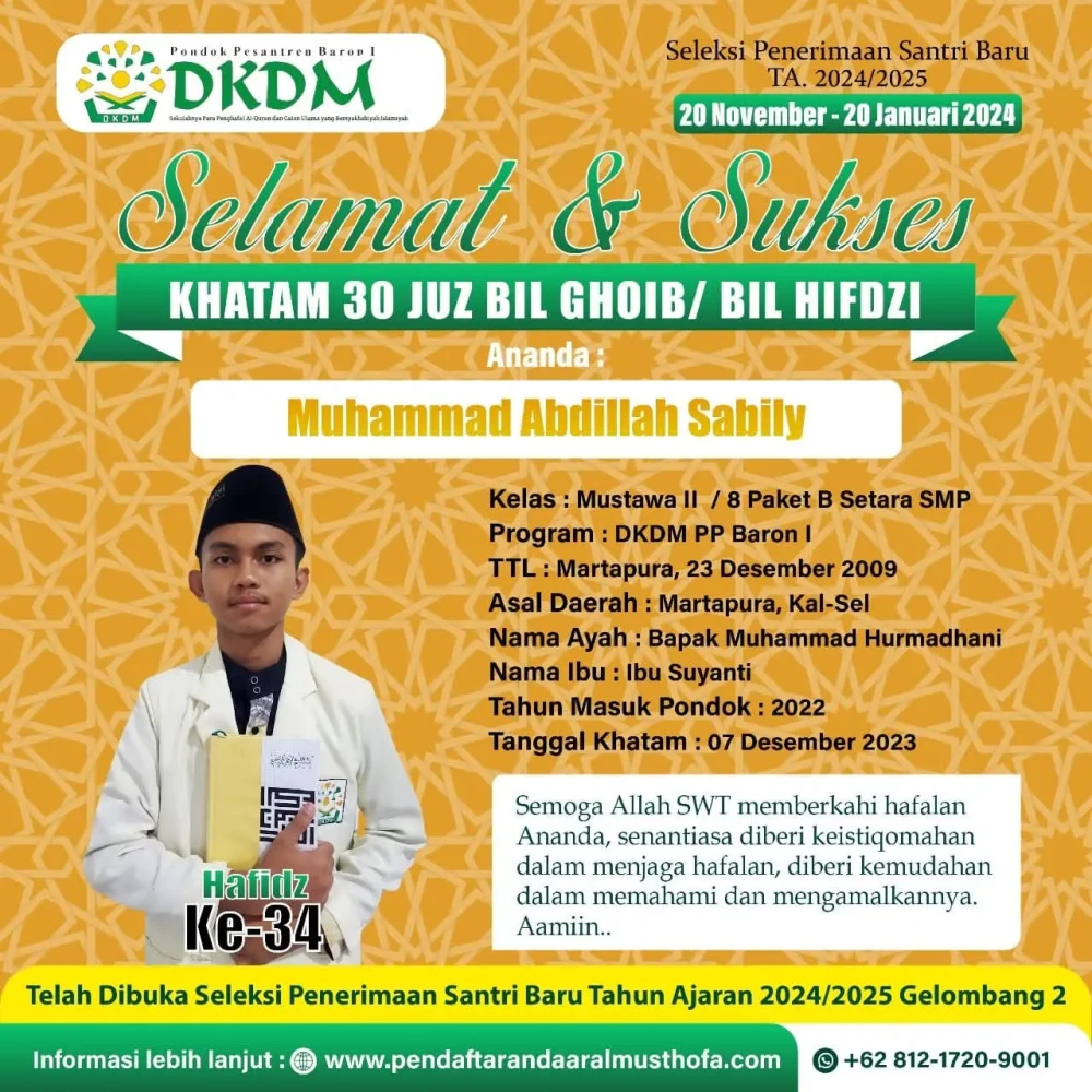 Hafidz Ke 34