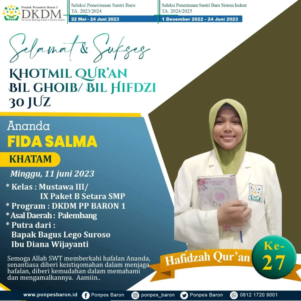 Hafidzah Ke 27